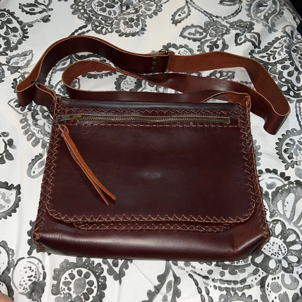 New Mexican a leather bag